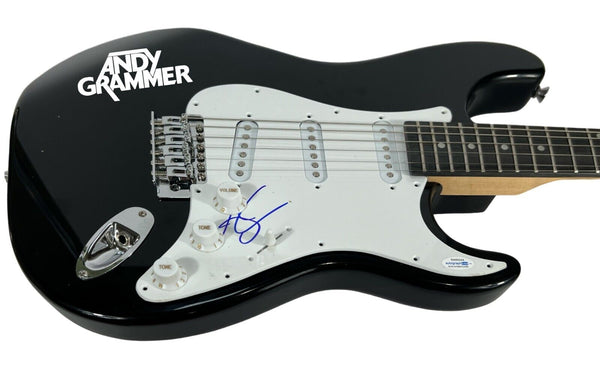 Andy Grammer Signed Autograph Electric Guitar Dont Give up on Me Singer ACOA COA