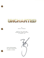 Mark Wahlberg UNCHARTED Signed Autograph Movie Script Full Screenplay Film COA