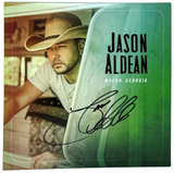 Jason Aldean Signed Autograph Macon Georgia Vinyl Album 3x LP Beckett COA