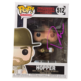 David Harbour Signed Hopper Funko Pop #512 Stranger Things Autograph Beckett COA