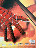 Tobey Maguire Signed Autograph Spider-Man 12x18 Movie Poster Photo Beckett COA