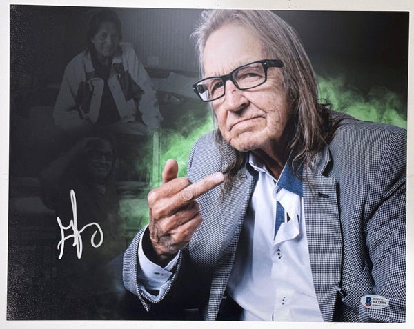 Boston George Jung BLOW Movie Signed 11x14 Photo Autograph Drug Icon Beckett COA