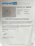 John Oates HALL & OATES Signed Full Size Acoustic Guitar Autograph ACOA COA