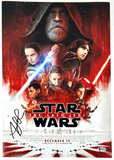 Andy Serkis Signed Autograph Star Wars The Last Jedi 12x18 Movie Poster BAS COA