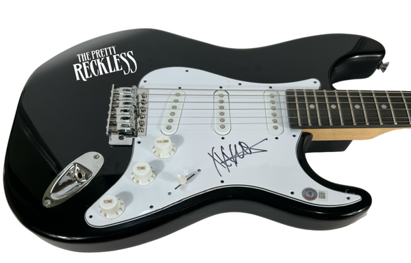 The Pretty Reckless Taylor Momsen Signed Autograph Electric Guitar Beckett COA