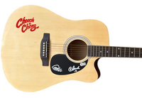 CHEECH & CHONG Signed Autograph Full Size Acoustic Guitar Tommy Marin Beckett