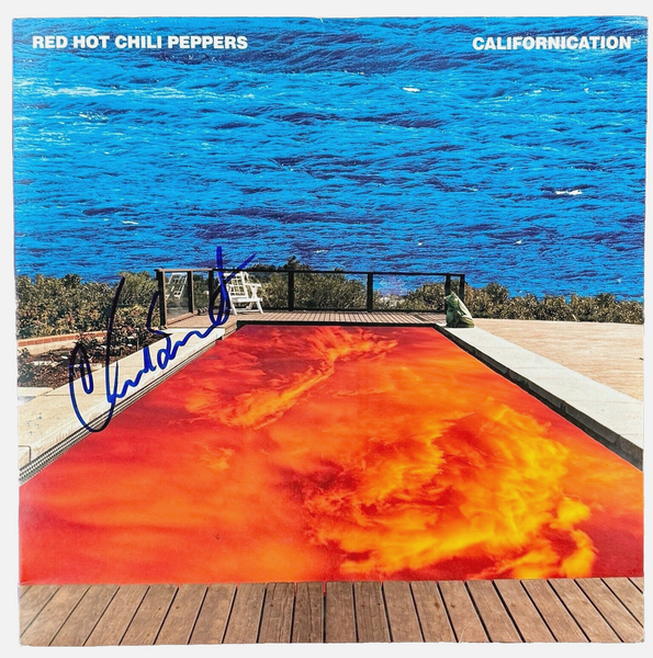 Chad Smith Signed Red Hot Chili Peppers Californication Vinyl Record Album BAS