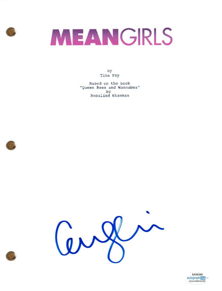 Amanda Seyfried Signed Mean Girls Movie Script Screenplay Karen Autograph ACOA
