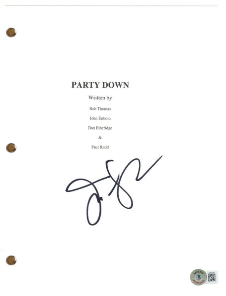 Jane Lynch Signed Autograph Party Down Pilot Script Full Screenplay Beckett COA