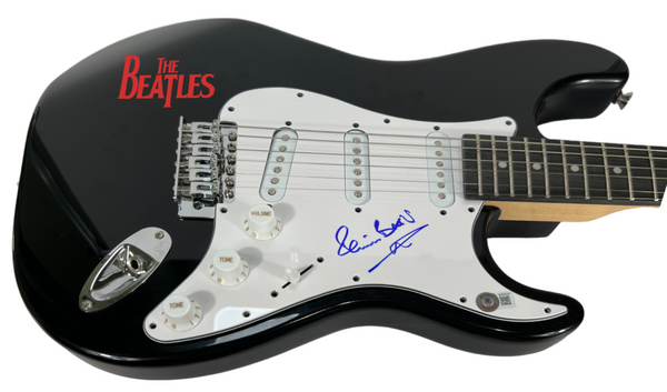 Pete Best THE BEATLES Signed Autograph Electric Guitar Fifth Beatle Beckett COA