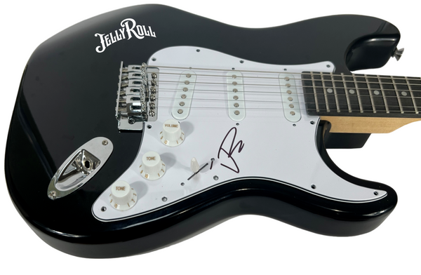 Jelly Roll Signed Autograph Electric Guitar Ballads of the Broken Singer COA