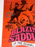 Mel Brooks Signed BLAZING SADDLES 11x17 Movie Poster Photo Autograph Beckett COA
