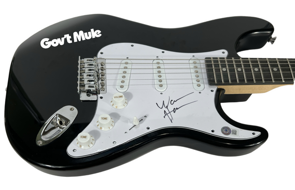 Warren Haynes GOV'T MULE Signed Autograph Electric Guitar Allman Brothers BAS