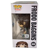 Elijah Wood Signed Frodo Baggins Funko Pop Lord of the Rings Autograph Beckett