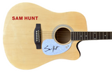 Sam Hunt Signed Autograph Full Size Acoustic Guitar Country Singer Beckett COA