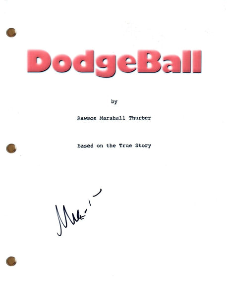 Missi Pyle Signed Dodgeball: A True Underdog Story Movie Script Autograph COA