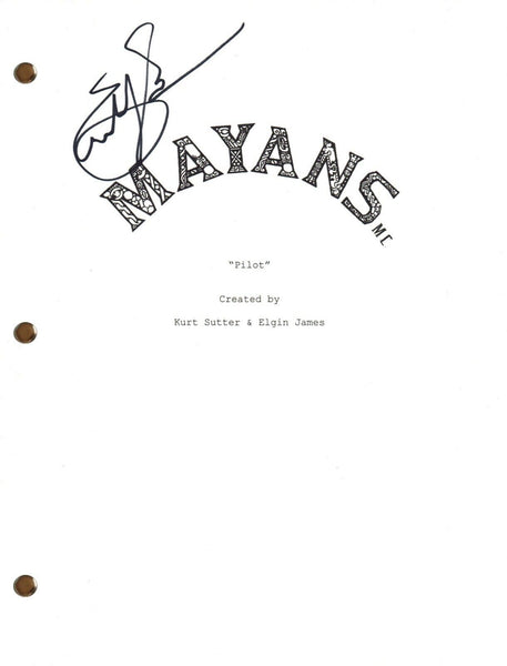 Emilio Rivera Signed Autograph Mayans M.C. Pilot Episode Script COA