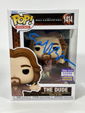 Jeff Bridges Signed Autograph The Big Lebowski Funko Pop The Dude #1414 BAS COA