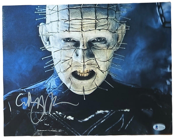 Clive Barker Signed Autograph HELLRAISER 11x14 Photo Pinhead Horror Beckett COA