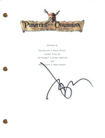 Johnny Depp Signed Pirates of the Caribbean Script Autograph Full Screenplay COA