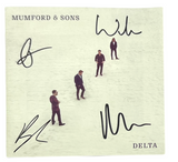 MUMFORD & SONS Signed Autograph DELTA CD Framed Display Full Band x4 ACOA COA