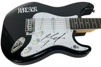 Victoria De Angelis MANESKIN Signed Autograph Electric Guitar Vic Beckett COA