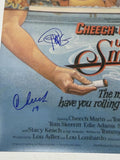 Cheech and Chong Signed Autograph Up In Smoke 12x18 Movie Poster Photo BAS COA