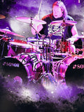 Danny Carey Tool Signed Autograph 16x20 Photo Drummer Tool Band Beckett COA