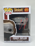 Corey Taylor Slipknot Signed Autograph Funko Pop Rocks #177 Proof Beckett COA