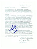 Steve Woz Wozniak Signed 8.5x11 Photo Apple Computer Contract 1976 Autograph COA