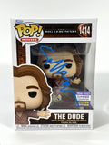 Jeff Bridges Signed Autograph The Big Lebowski Funko Pop The Dude #1414 BAS COA