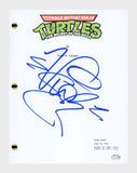 Vanilla Ice Signed Teenage Mutant Ninja Turtles Secret of Ooze Movie Script ACOA