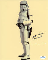 RALPH MORSE Signed STAR WARS Autograph 8x10 Photo Stormtrooper ACOA COA