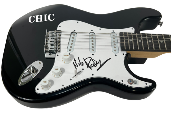 Nile Rodgers CHIC Signed Autograph Electric Guitar Beckett COA