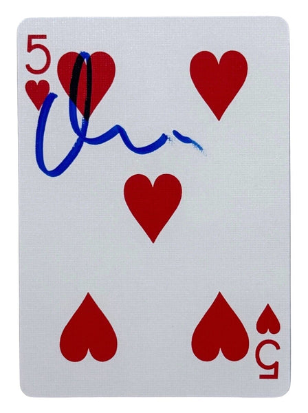 Matt Damon Signed Autograph Playing Card Rounders Movie Mike McDermott COA