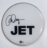 Chris Cester Signed JET Band Autograph 10" Drumhead Get Born Beckett COA