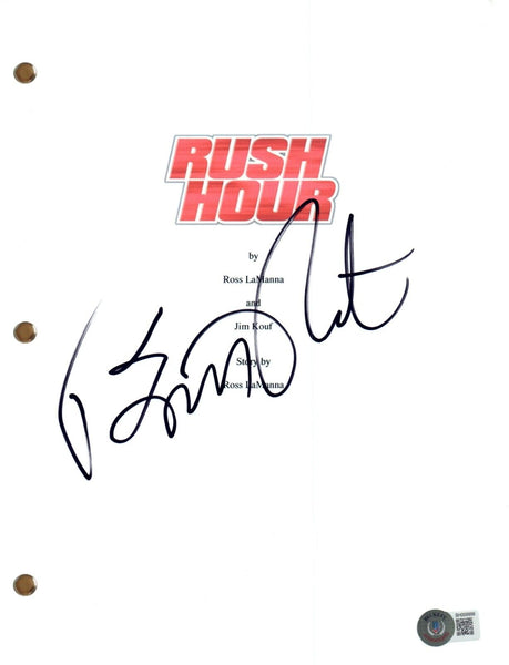 Brett Ratner Signed Autograph Rush Hour Full Movie Script Screenplay Beckett COA