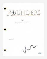 Matt Damon ROUNDERS Signed Autograph Movie Script Full Screenplay ACOA COA
