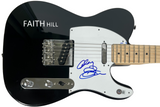 Faith Hill Signed Electric Guitar Autograph Country Music Singer Beckett COA