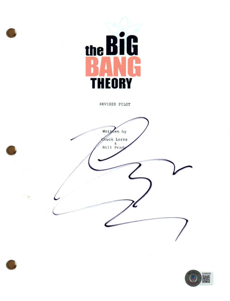 Johnny Galecki Signed Autograph The Big Bang Theory Pilot Script Screenplay BAS