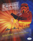 ALAN FLYNG Signed STAR WARS Autographed 8x10 Photo Empire Strikes Back ACOA COA