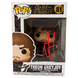 Alfie Allen Signed Theon Greyjoy Game of Thrones Funko Pop #81 Autograph Beckett