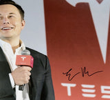 Elon Musk Signed Autograph 16x20 Photo TESLA Founder CEO SpaceX Paypal ACOA COA
