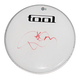 Danny Carey TOOL Signed Autograph 12" Drumhead Band Drummer Beckett COA