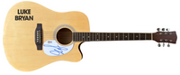 Luke Bryan Signed Autograph Full Size Acoustic Guitar Country Singer Beckett COA