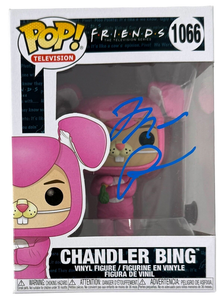 Matthew Perry Signed Funko Pop Friends Chandler Bing #1066 Autograph Beckett COA