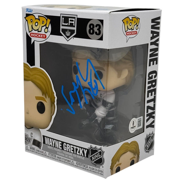 Wayne Gretzky Signed Autograph Funko Pop LA Los Angeles Kings #83 Beckett COA