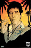 Al Pacino & Steven Bauer Signed Scarface 11x17 Movie Poster Autograph BAS COA