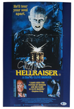 Clive Barker Signed HELLRAISER 11x17 Movie Poster Photo Autograph Beckett COA