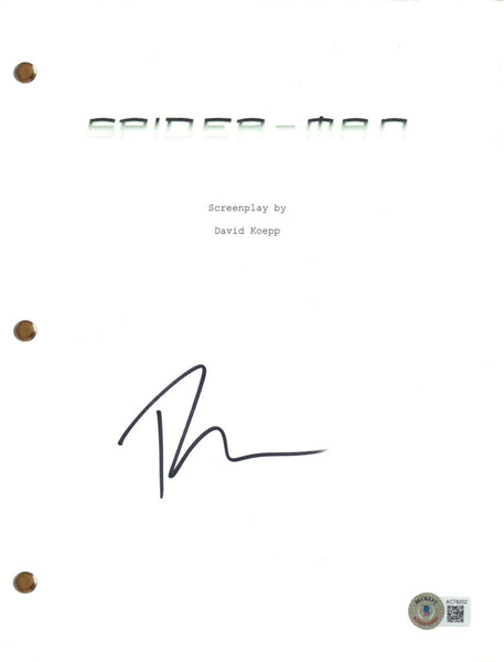 Tobey Maguire SPIDER-MAN Signed Autographed Full Movie Script Screenplay BAS COA